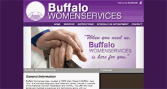 Desktop Screenshot of buffalowomenservices.com